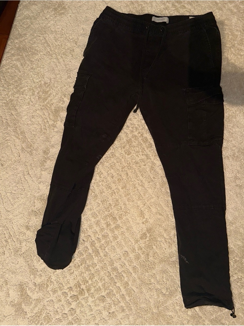 PacSun Black Cargo Jogger Pants